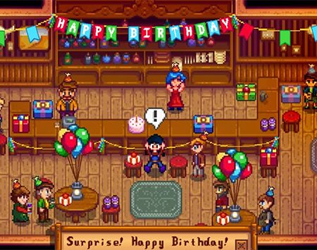 Stardew Valley Fan Creates Adorable Birthday Cake Based on the Game