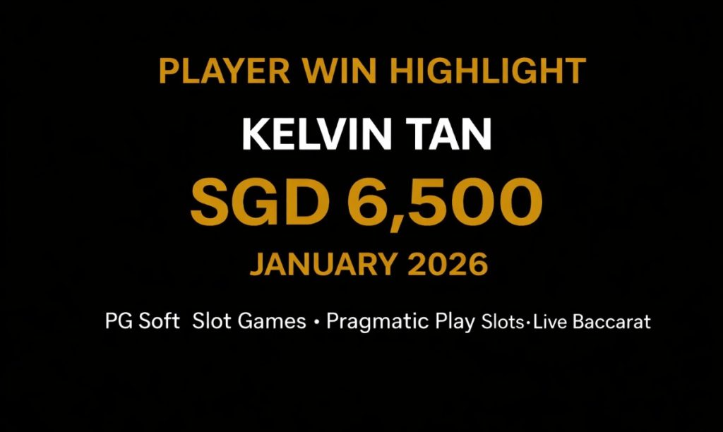 B9CASINO VIP Player Kelvin Tan